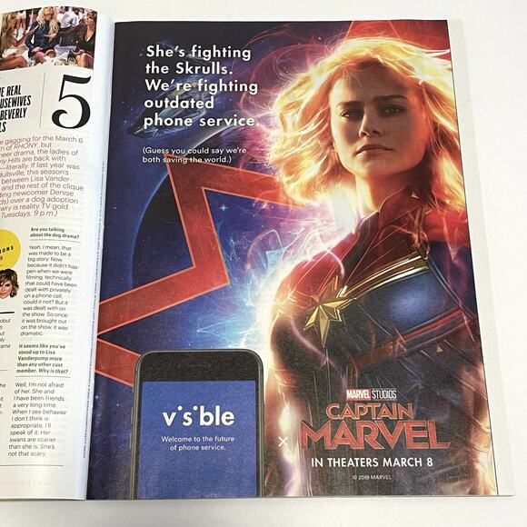 Entertainment Weekly March 8 2019 Captain Marvel Brie Larson Oscars Good Fight - Picture 4 of 12